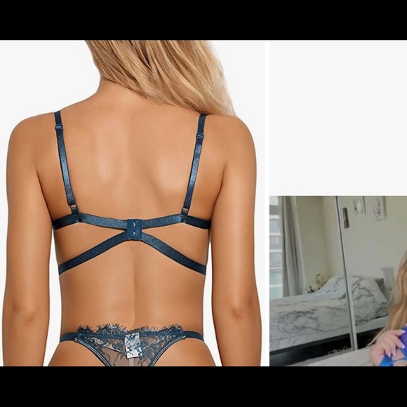 Royal Blue Intimates Set - Picture 3 of 3